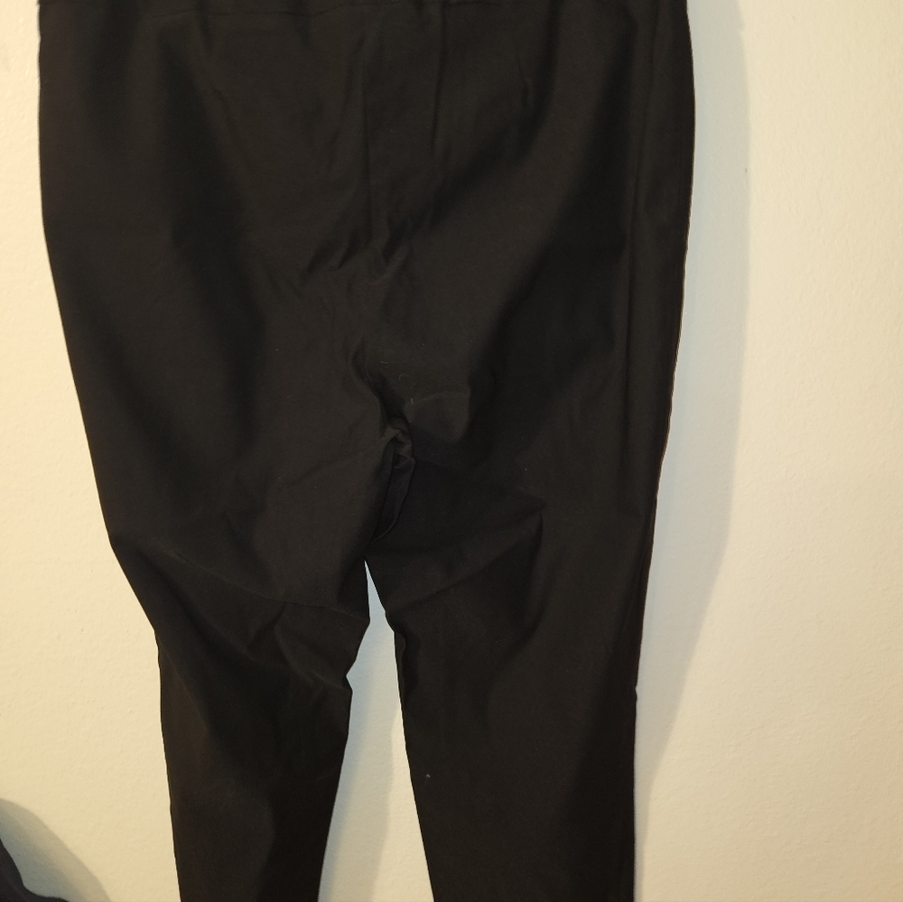 So Slimming Womans Black Crop Slacks Size 2.5 (14) - Picture 7 of 10